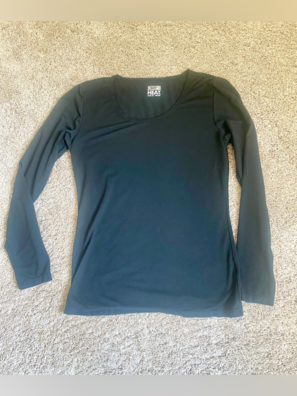 32 Degrees Women’s Black Base Layer Top - Medium